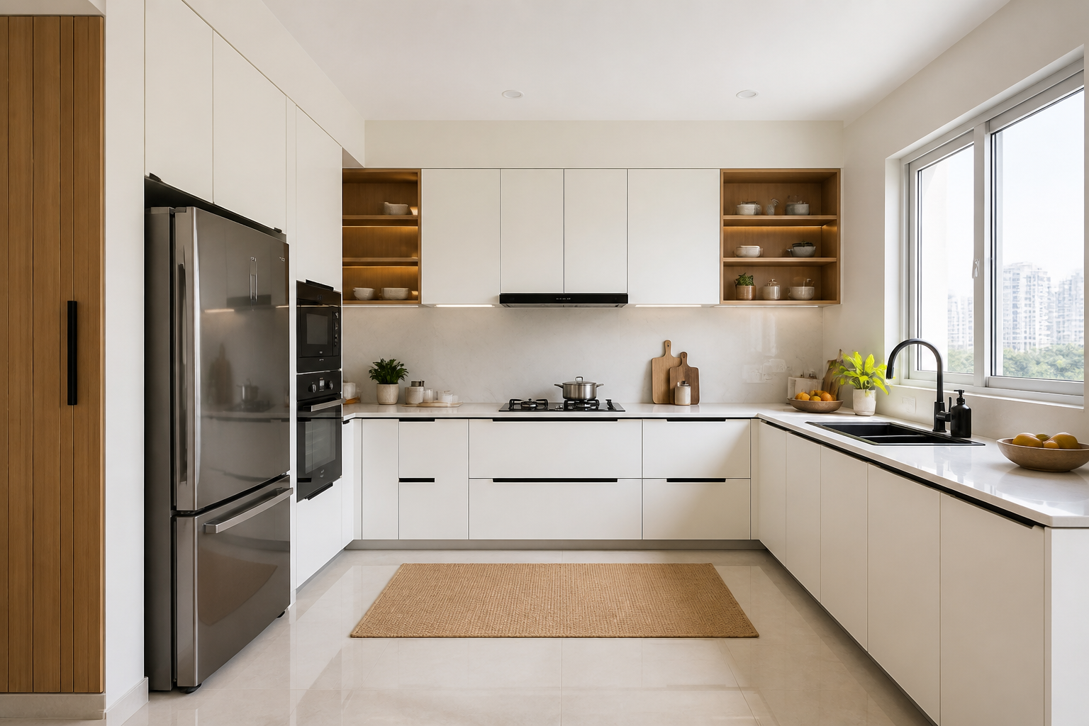 Modular kitchen interior designed by Dream Home Interio