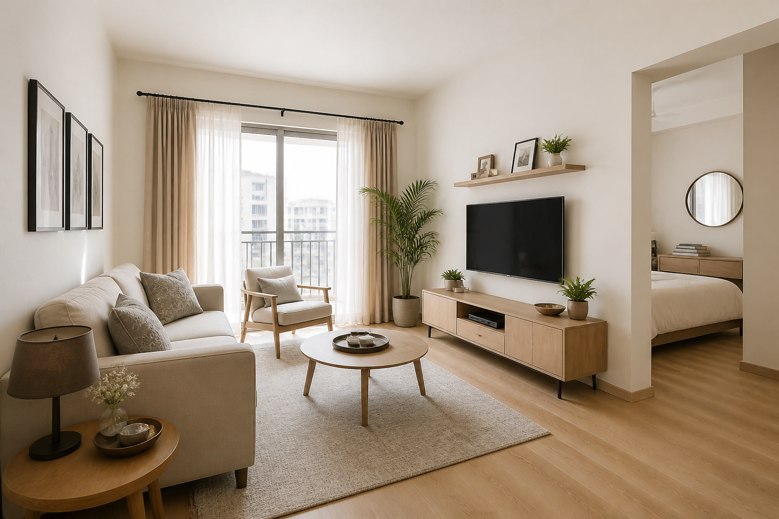 Ivory home living room